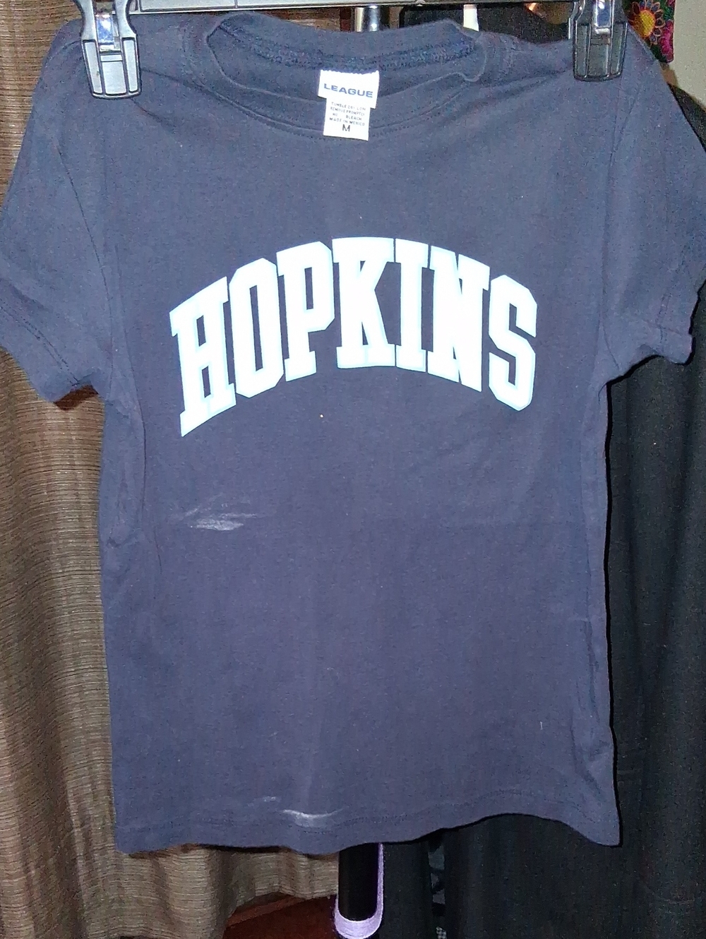 League Navy Hopkins Graphic Tee for Kids